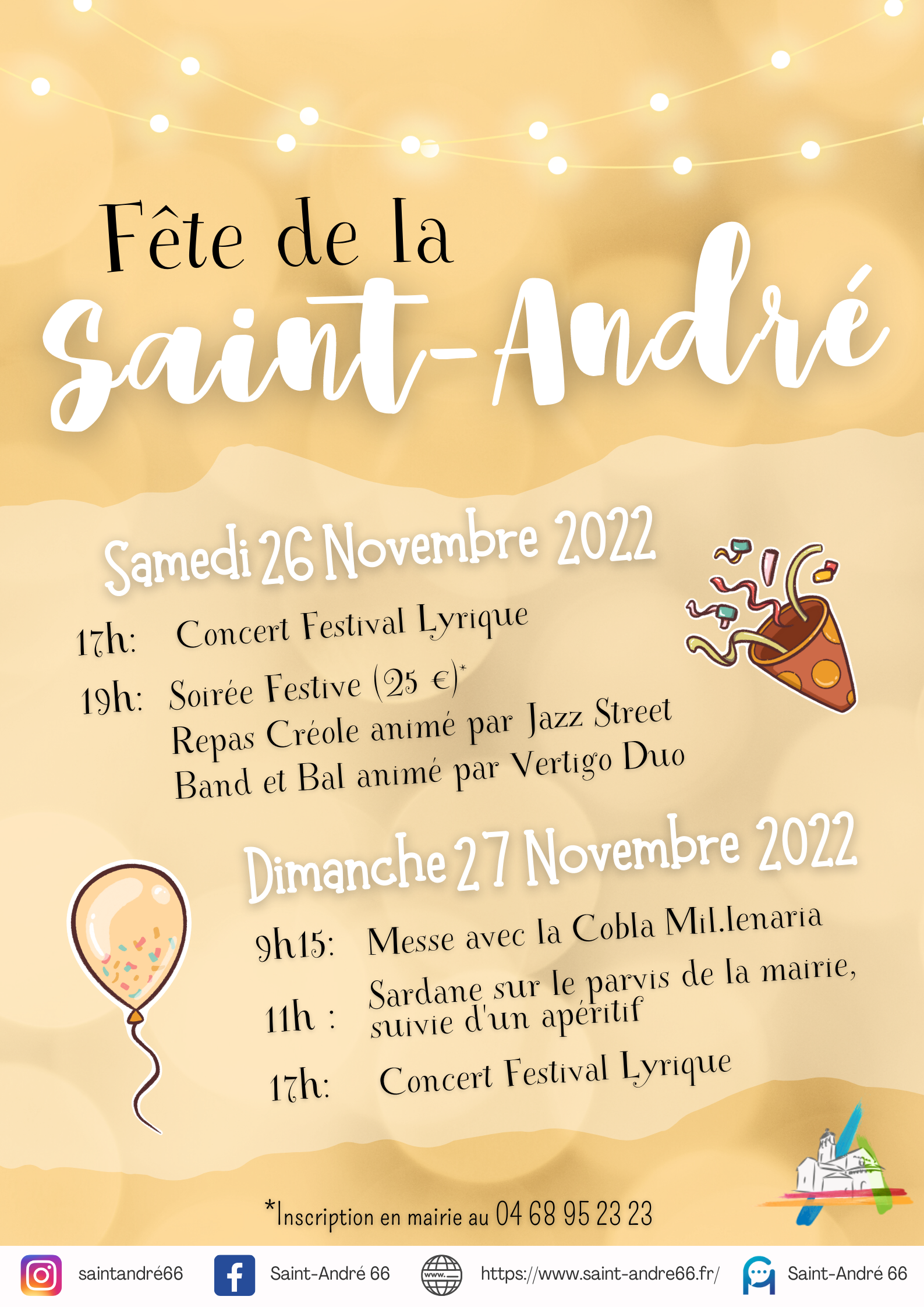 FÊTE DE LA SAINT-ANDRÉ