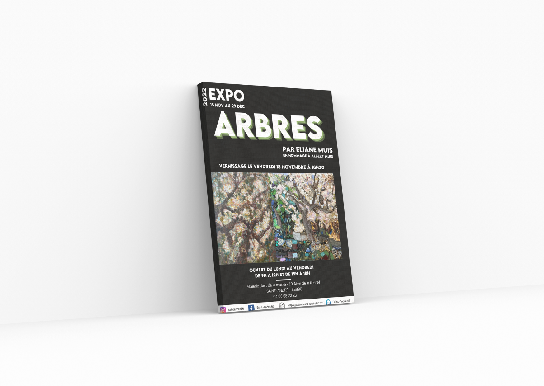 Exposition Arbres d’Eliane Muis