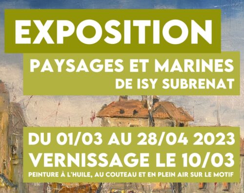 EXPOSITION PEINTURES ISY SUBRENAT